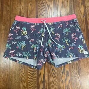 Chubbies Candy Canes Lane Waffle Loungewear Shorts Beach Graphic Men’s Sz XXL